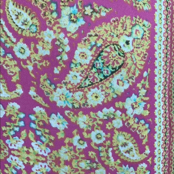 Rose & Olive sleeveless paisley / floral print top - Picture 5 of 6